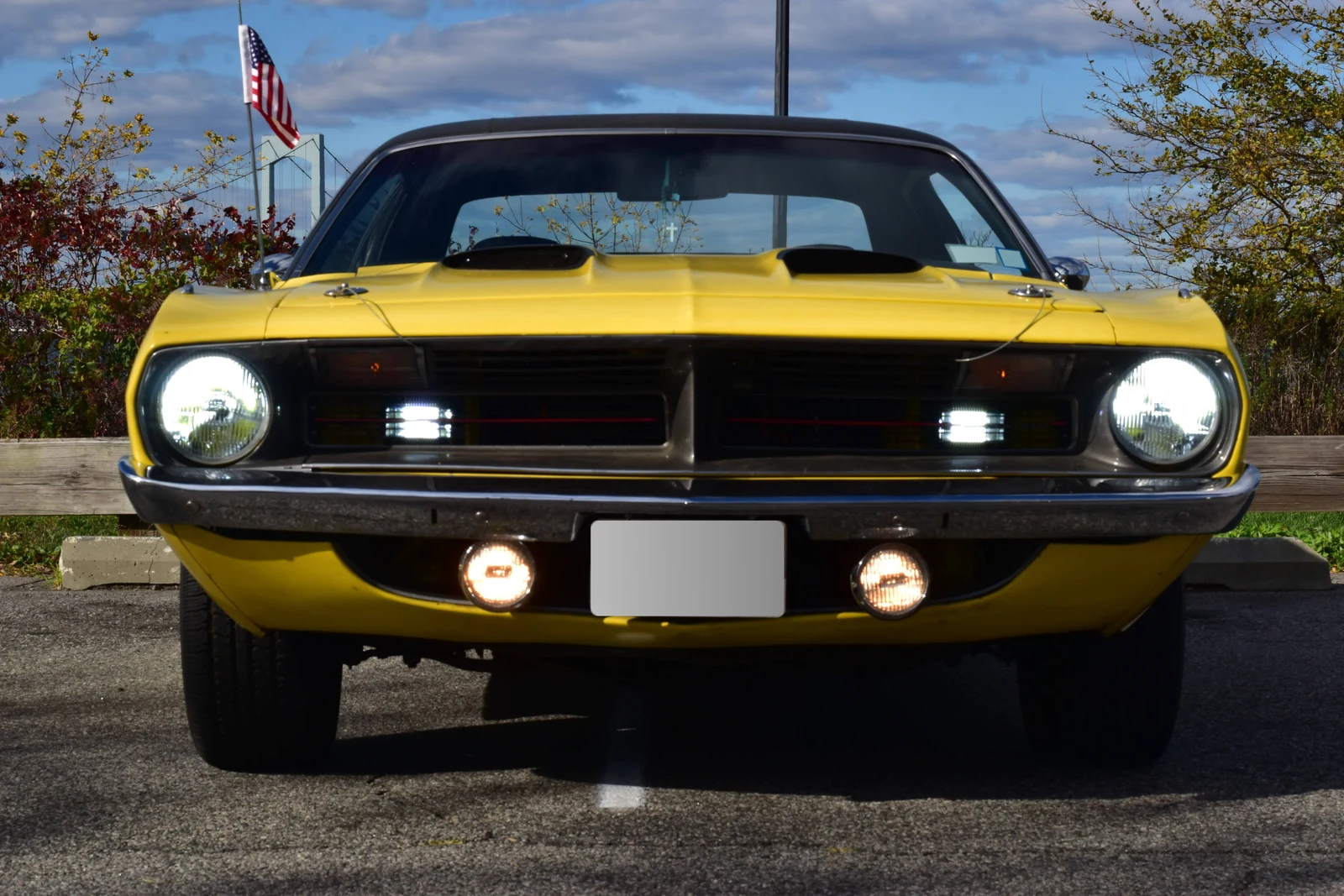 'Cuda under a clear blue sky