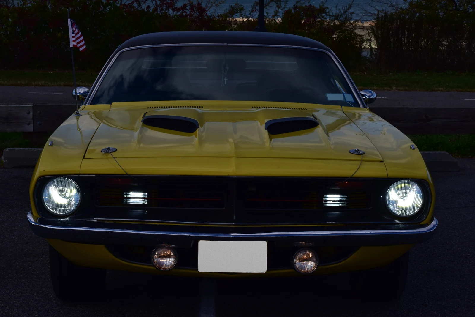 'Cuda photographed in moody dusk light